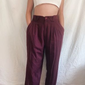 vintage high waisted trousers